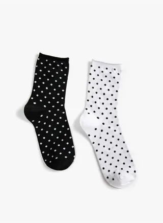 Polka Dot 2-Pack Socket Socks Set