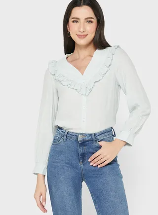 Frill Layer Detail Blouse