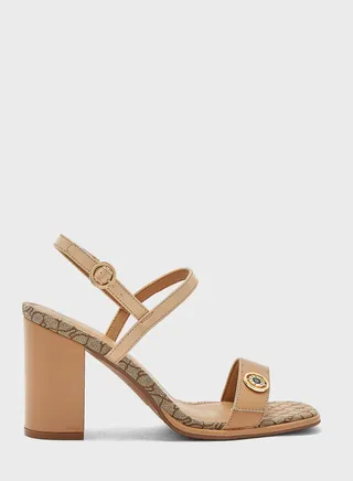 Wide Block Heel Sandals