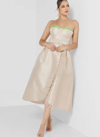 Off Shoulder Tiered Dress