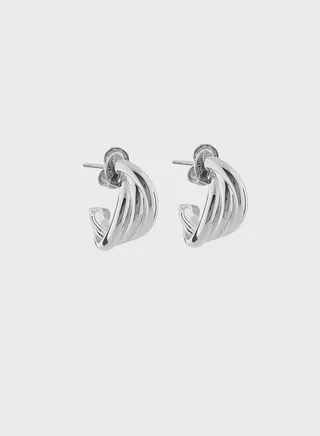 Metal Cuff Earring Set