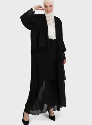 Layered Evening Abaya