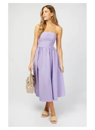 Little Mistress Lilac Bandeau Midi