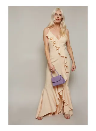 Little Mistress Fish Tail Maxi Dress