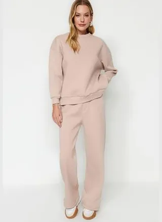 Mink Plush Knitted Tracksuit Set TCTAW24EN00008