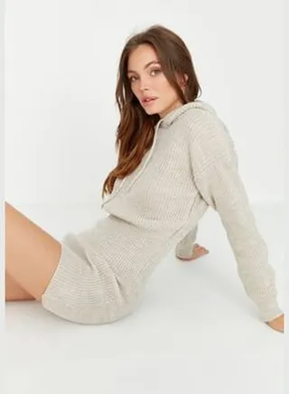 Stone Stone Mini Knitwear Dress TWOAW23EL00075 Dress TWOAW23EL00075