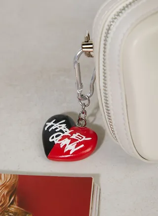 Harley Quinn Heart 3D Keyring