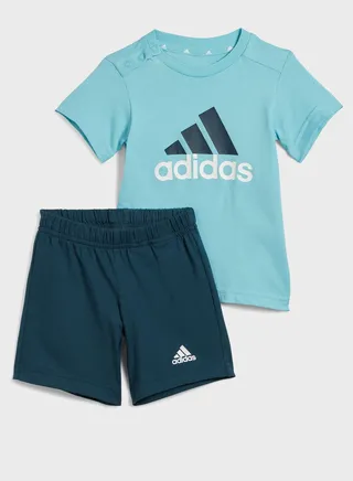 Essentials Organic Cotton Tee And Shorts Set