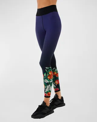 Citrus Oasis Fade Ultra High-Rise Leggings