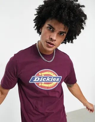 Dickies Icon logo t-shirt in burgundy