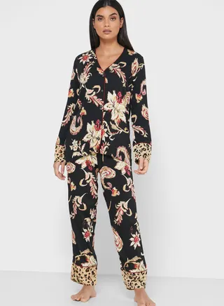 Printed Top & Pyjama Set