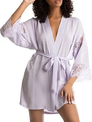 In Bloom by Jonquil Violet Wrap Robe