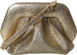 Gea Vegan Laminated Gold Bag
