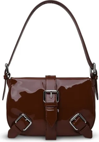 By Far Murphy Embossed Shoulder Bag