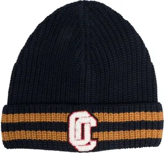 Logo-Patch Knitted Beanie