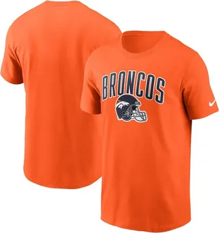 Men's Nike Orange Denver Broncos Team Athletic T-shirt