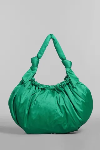 Hand Bag In Green Polyester