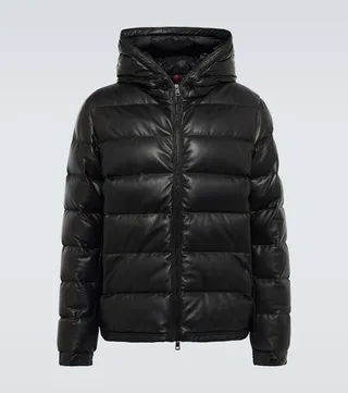 Gebroulaz down leather jacket