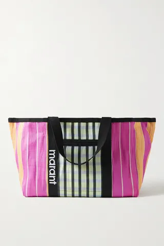 Isabel Marant - Warden Striped Nylon Tote - Pink
