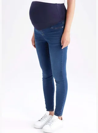 Basic Straight Leg Maternity Trousers