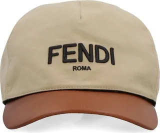 Fendi Logo Embroidered Reversible Baseball Cap