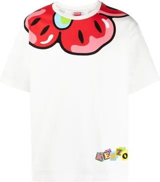 graphic-print short-sleeve T-shirt