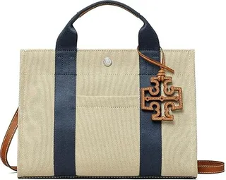 Tory Burch Small Tory Tote (Natural) Handbags