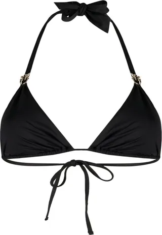 Logo-Plaque Triangle Bikini Top