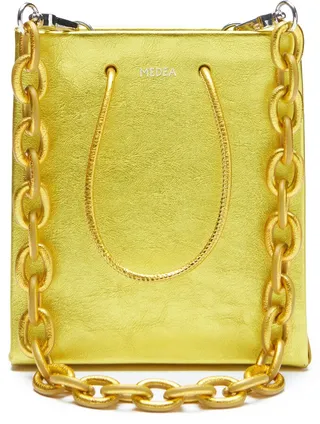 Short Leather Tote