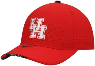 Men's Nike Red Houston Cougars 2021 Sideline Classic99 Swoosh Performance Flex Hat