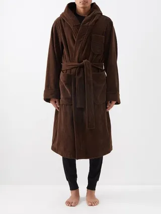 Hooded Cotton-terry Bathrobe
