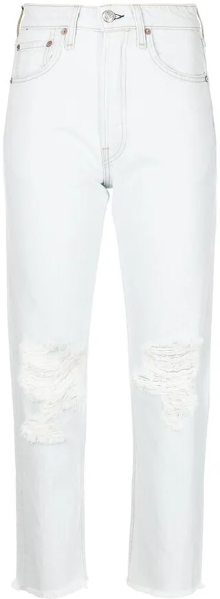 Maya high-rise slim-cut jeans