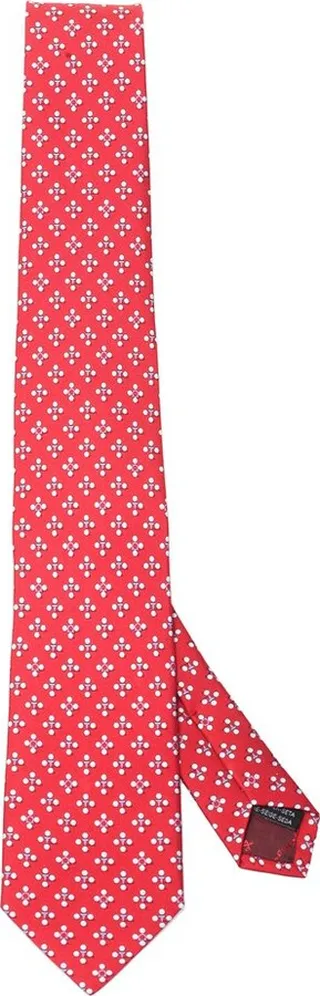 Salvatore Ferragamo Micro Pattern Printed Tie