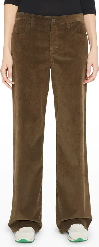 Eglitta Corduroy Wide-Leg Pants