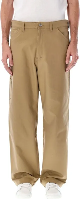 Kenzo Logo Patch Straight-Leg Pants