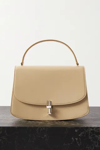 The Row - Sofia Medium Leather Tote - Cream
