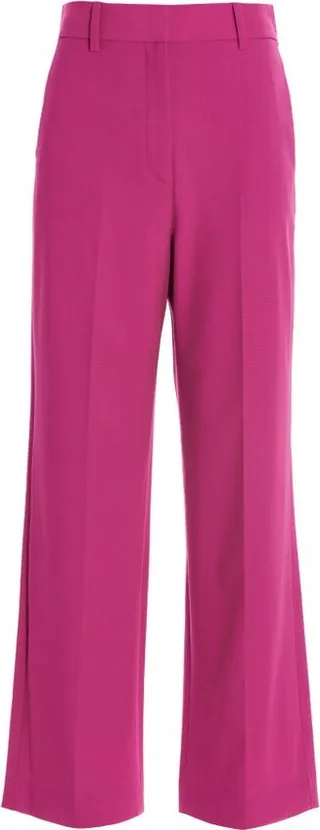 Theory Straight Leg Tailored Cropped Pants