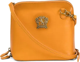 Made In Italy Leather Melina Dome Crossbody
