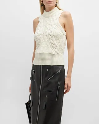 Cable-Knit Tank Top