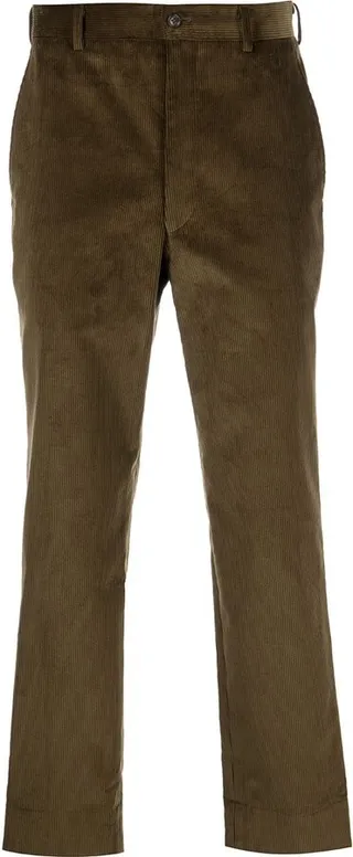 Straight-Leg Corduroy Trousers