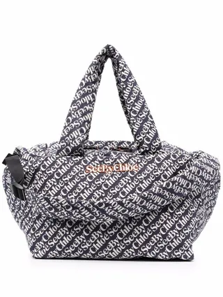 All-Over Logo Tote Bag