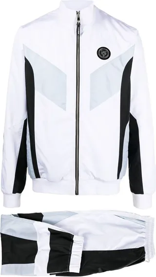 Colour-Block Tracksuit Set