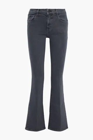 Sallie mid-rise boot-cut jeans