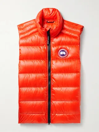 Crofton Slim-Fit Quilted Recycled Nylon-Ripstop Down Gilet