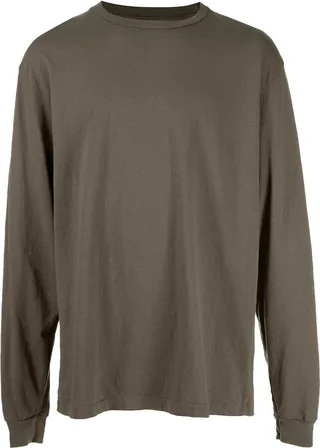 round-neck long-sleeved T-shirt