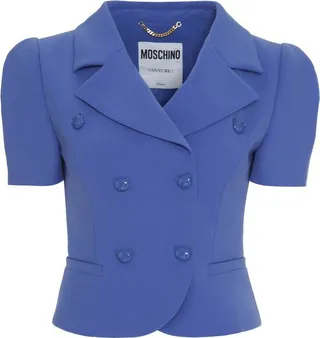 Moschino Double Breasted Short Sleeved Jacket