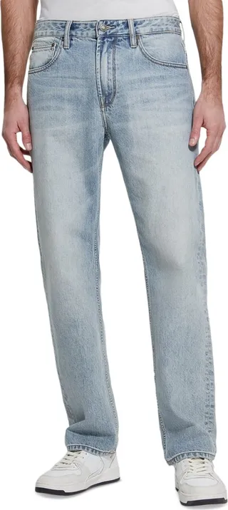 Guess Men's Eco Relaxed-Fit Medium Indigo Jeans