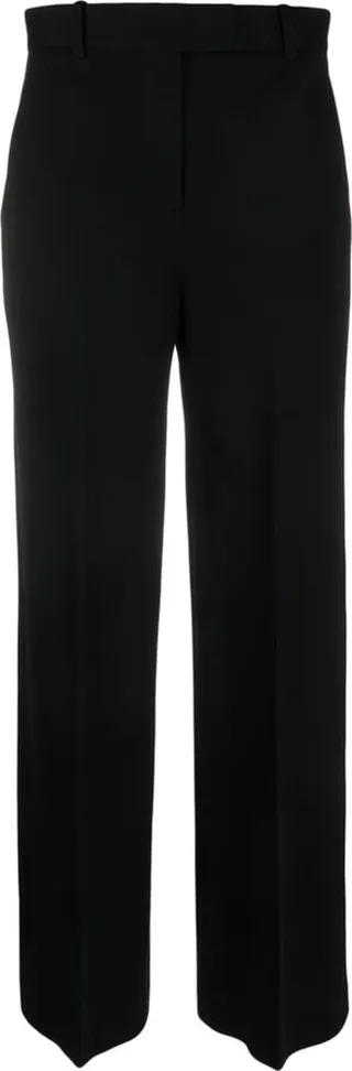 High-Rise Straight-Leg Trousers