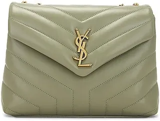 Saint Laurent Small Loulou Bag in Green