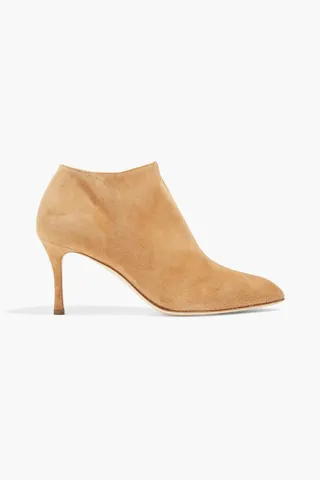 Suede ankle boots